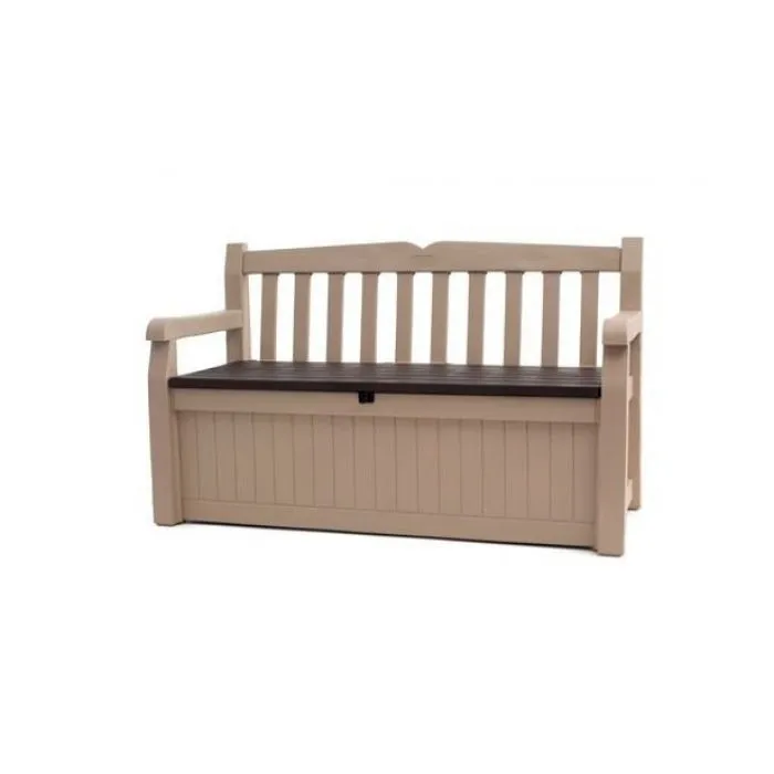 Garden bench garden storage box 140x60x84cm