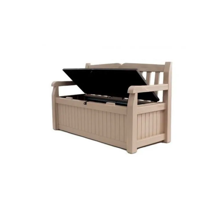 Garden bench garden storage box 140x60x84cm