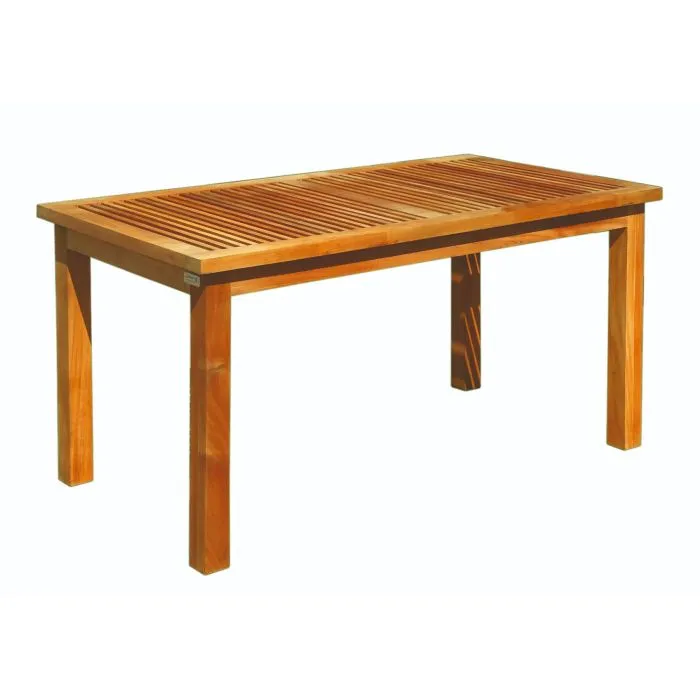 Garden table hardwood
