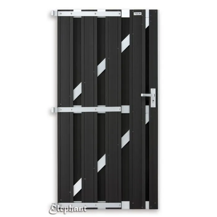 Fence panel WPC 180x180cm anthracite