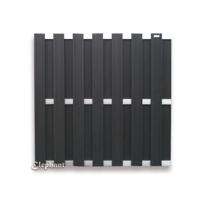 Fence panel WPC 180x180cm anthracite