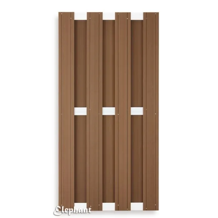 Fence panel WPC aluminum 180x180cm