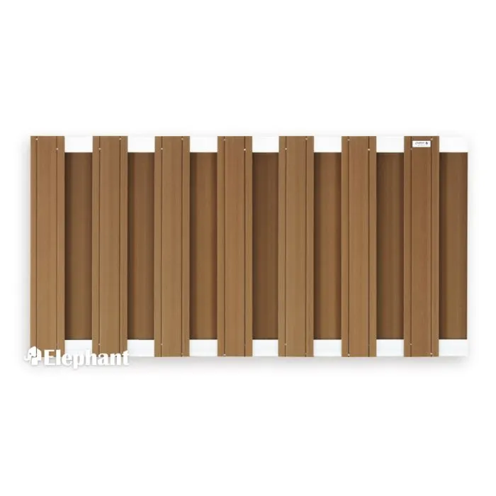 Fence panel WPC aluminum 180x180cm