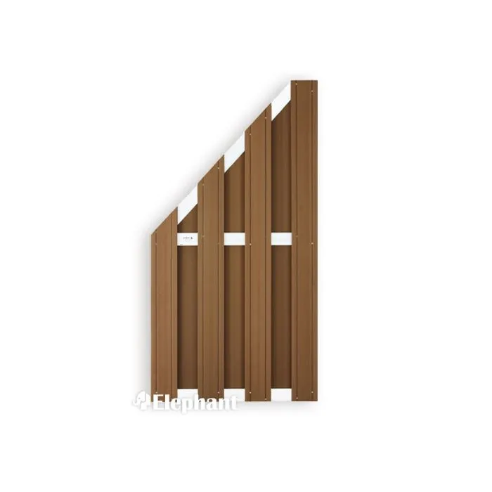 Fence panel WPC aluminum 180x180cm