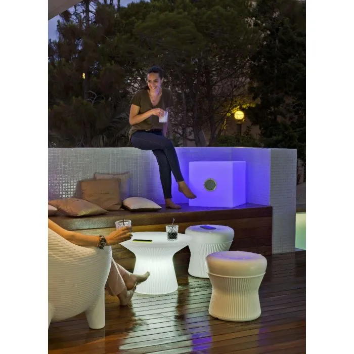 Light Cube with Speaker 20x20x20cm