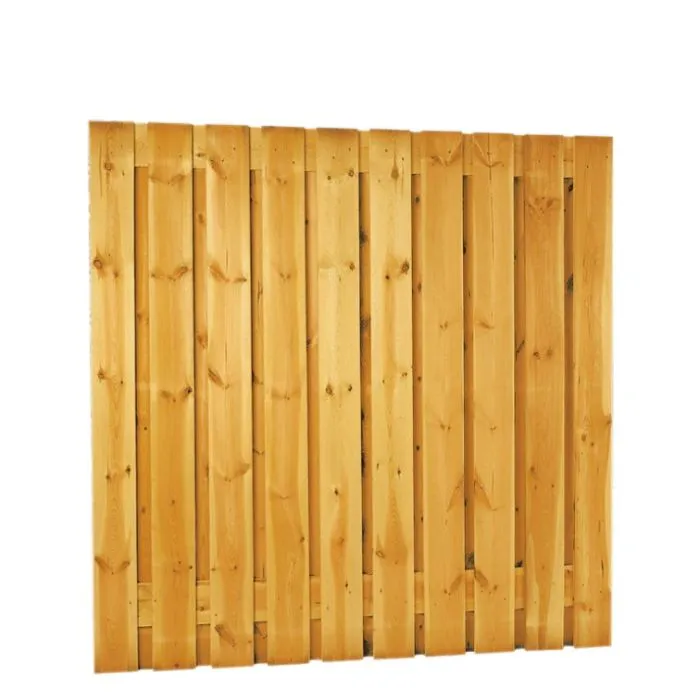Wooden Fencing pine with concrete  200x190cm/21pl