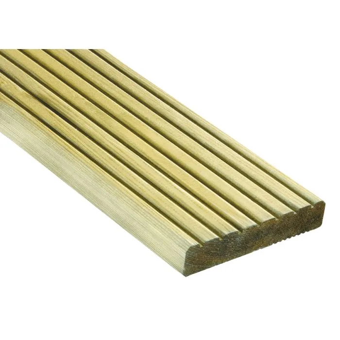 Decking board pine wood 400cm (28x145mm)