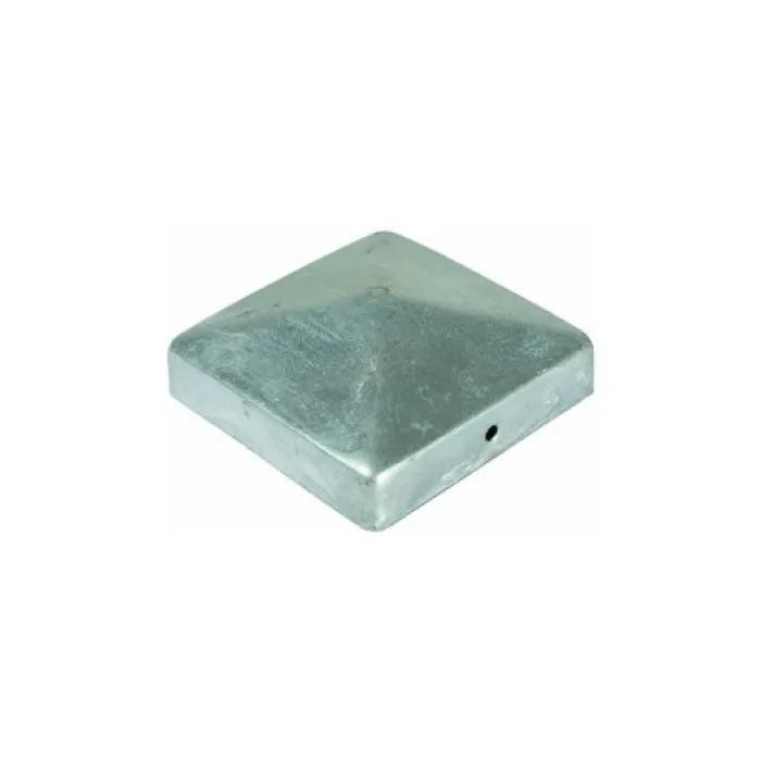 Post caps hot dip galvanized 91x91mm