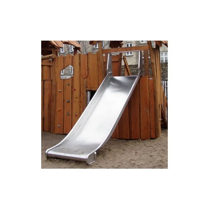 Playground slide Stainless Steel 100cm wide