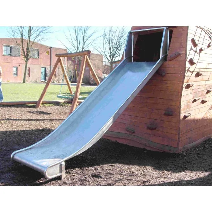 Playground slide Stainless Steel 150cm wide