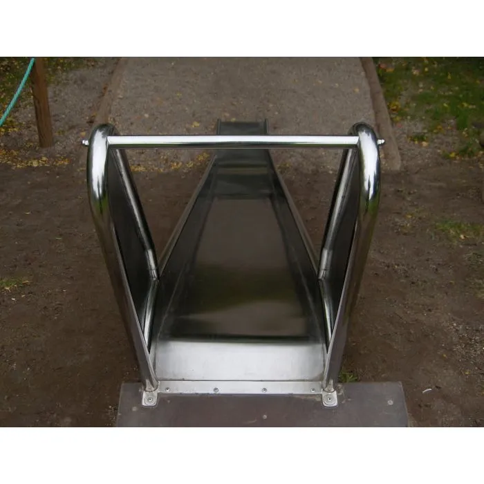 Playground slide Stainless Steel 150cm wide
