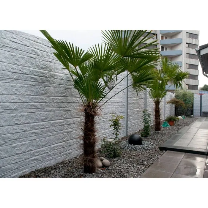 Concrete fence Fencestone 200x231cm double sided