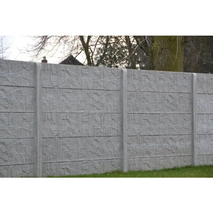Concrete fence Stepstone 200x231cm double sided