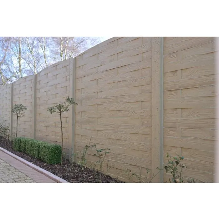 Concrete fence Weavestone 200x231cm