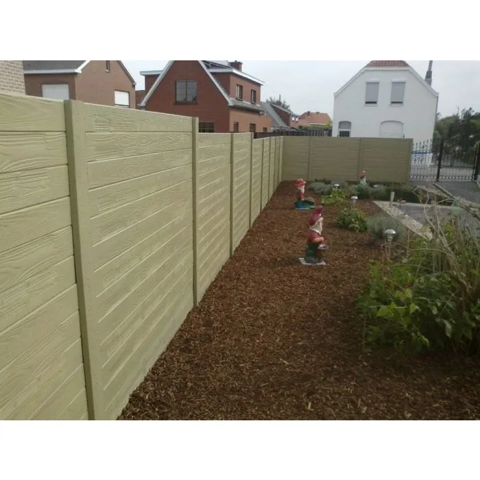 Concrete fence Woodtexture 200x231cm
