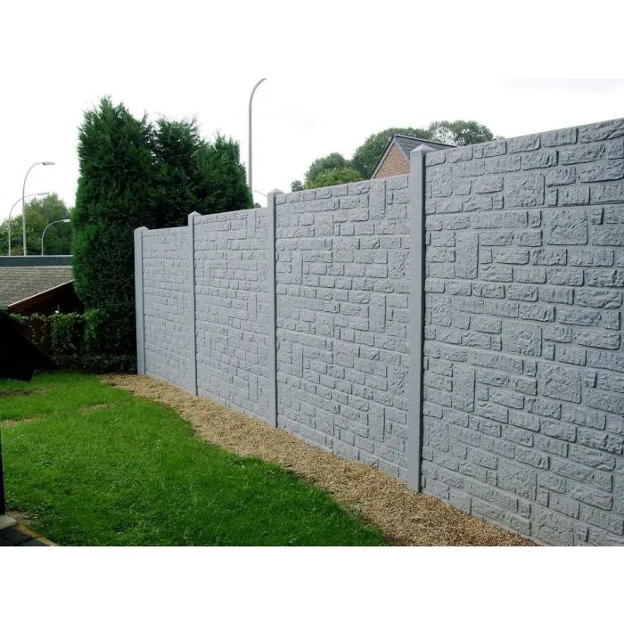 Concrete fence Brickstone double sided 200x231cm