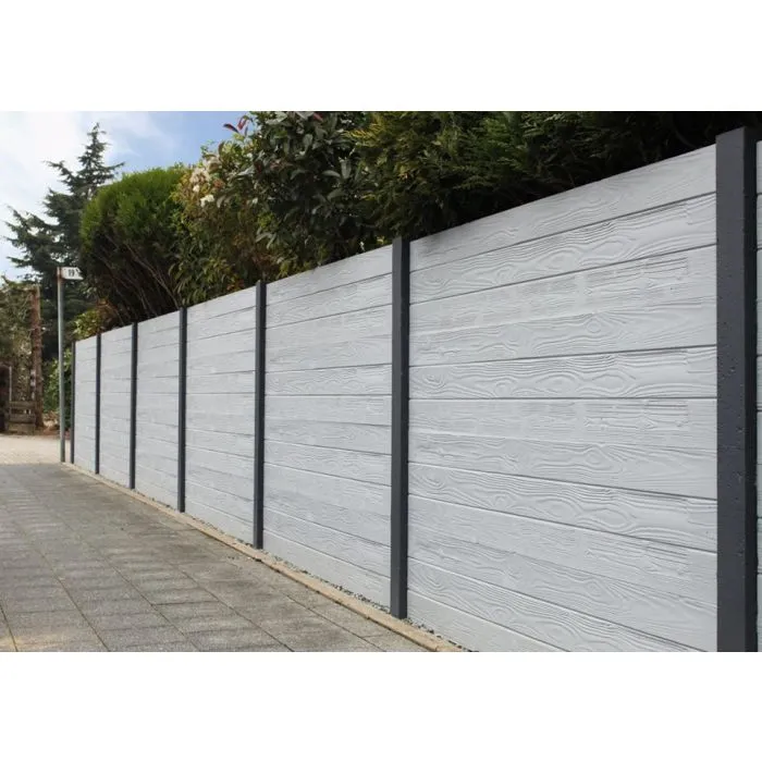 Concrete fence Woodtexture 200x231cm