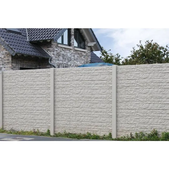 Concrete fence Fencestone 200x231cm double sided
