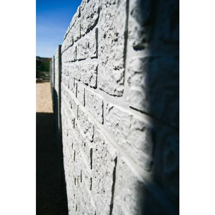 Concrete fence Brickstone double sided 200x231cm