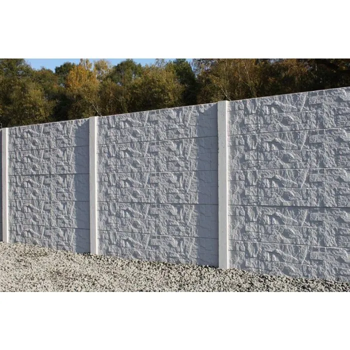 Concrete fence Stepstone 200x231cm double sided