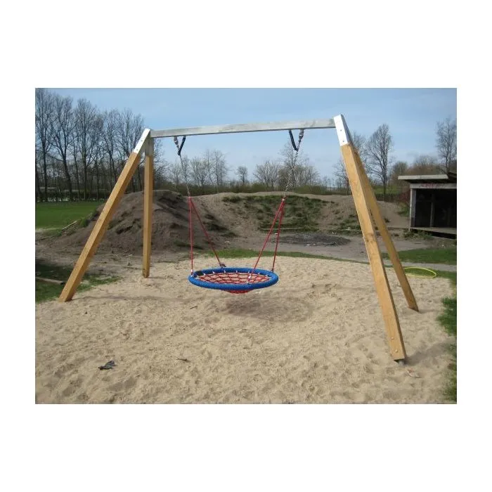 Swing beam for nest swing