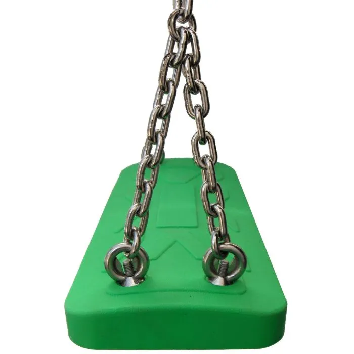 Swing seat green public playground