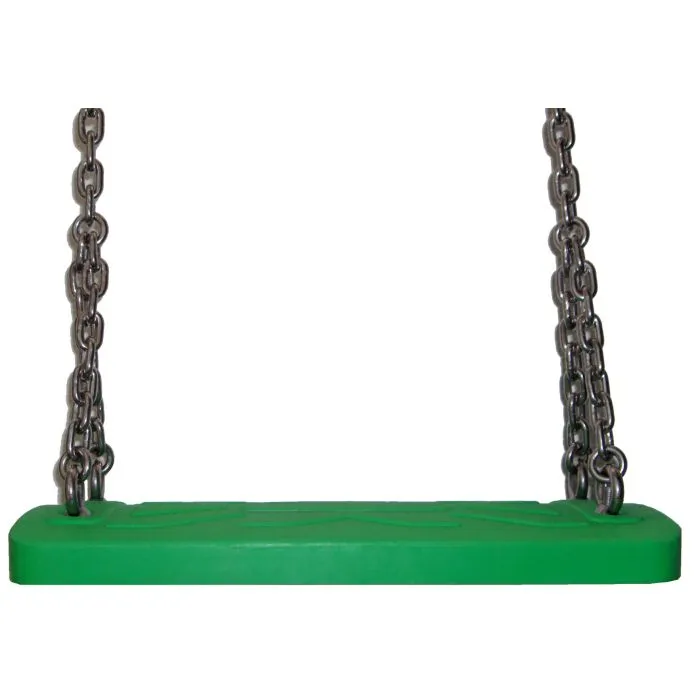 Swing seat green public playground