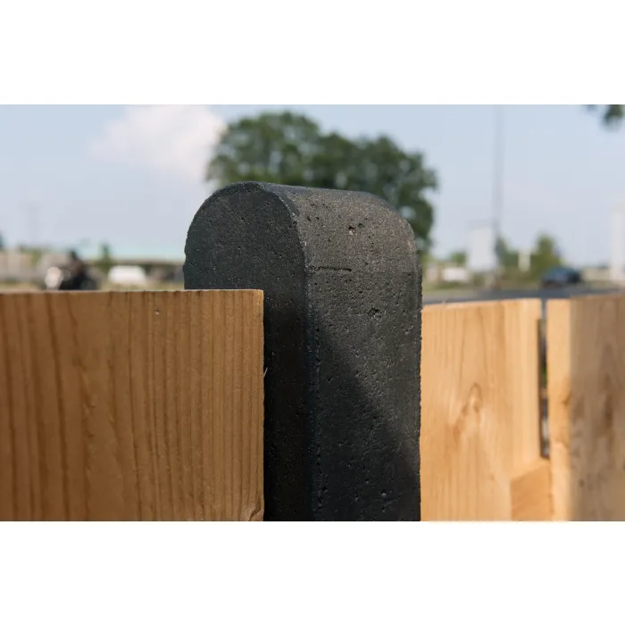 Concrete fencing post anthracite 10x10x270cm