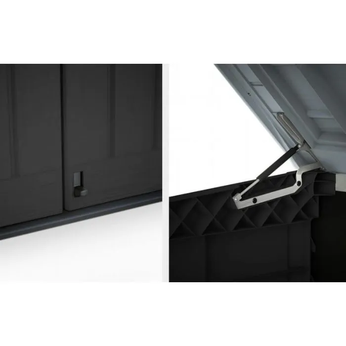 Wheelie bin cover double 145x125x82cm