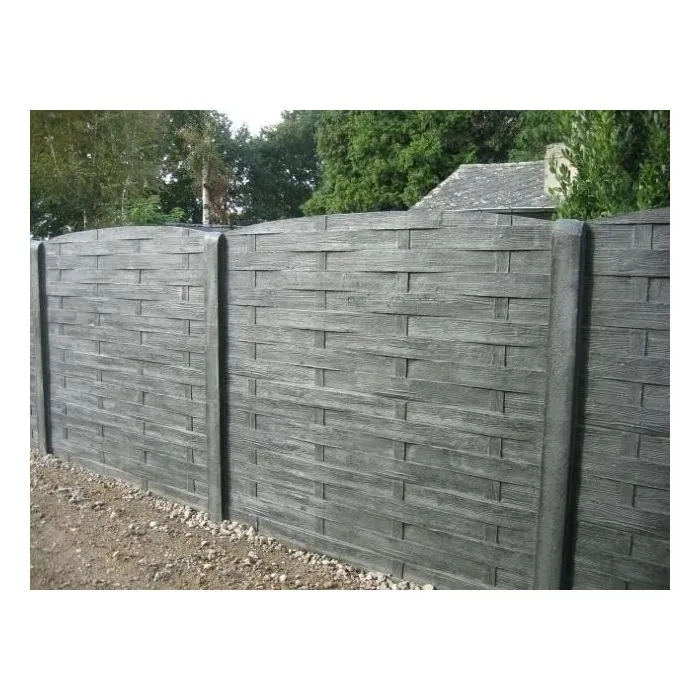 Concrete fence Weavestone 200x231cm double sided