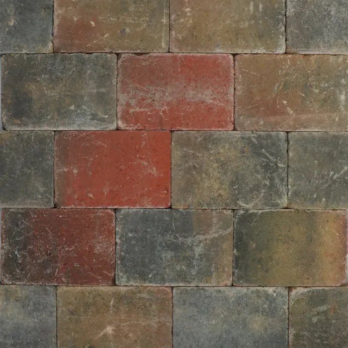 Cobblestones variegated tumbled 20x30x6cm (m2)