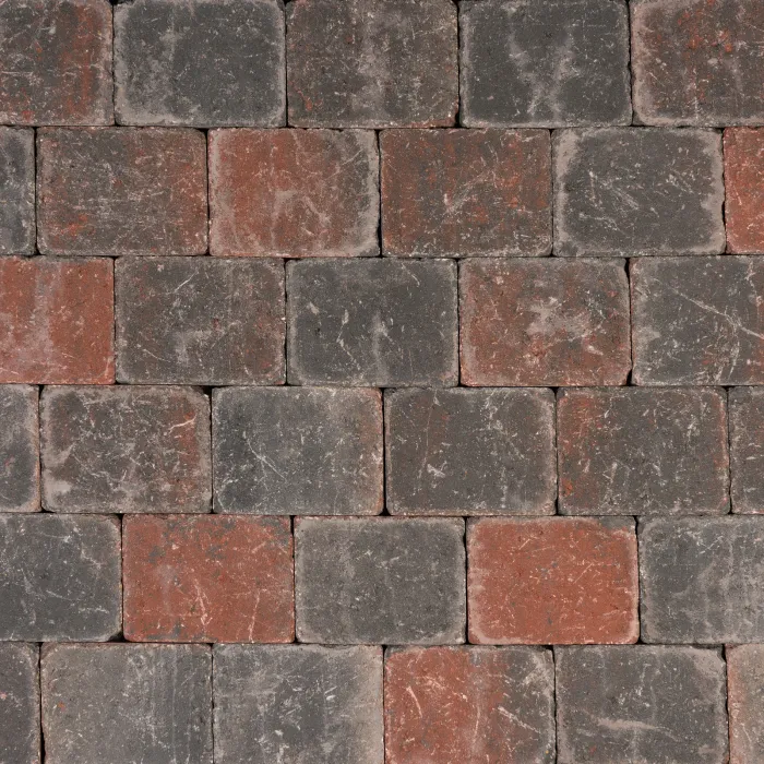 Brick pavers redblack 21x10,5x7cm (m2)