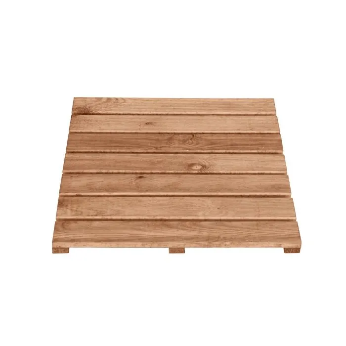 Decking tile Deck pine wood 50x50cm