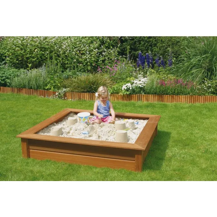 Sandbox Sandpit Bangkirai hardwood 120x120cm