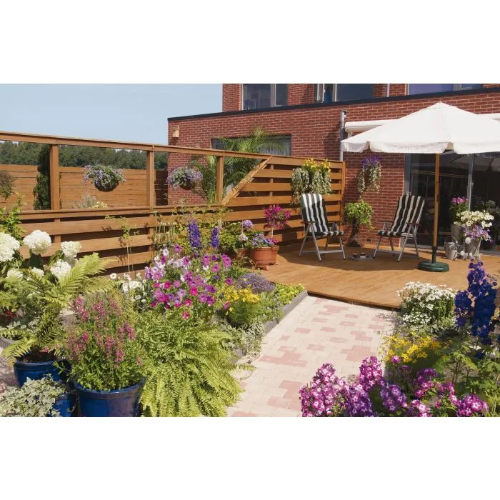 Decking board hardwood Bangkirai 365cm (25x145mm)