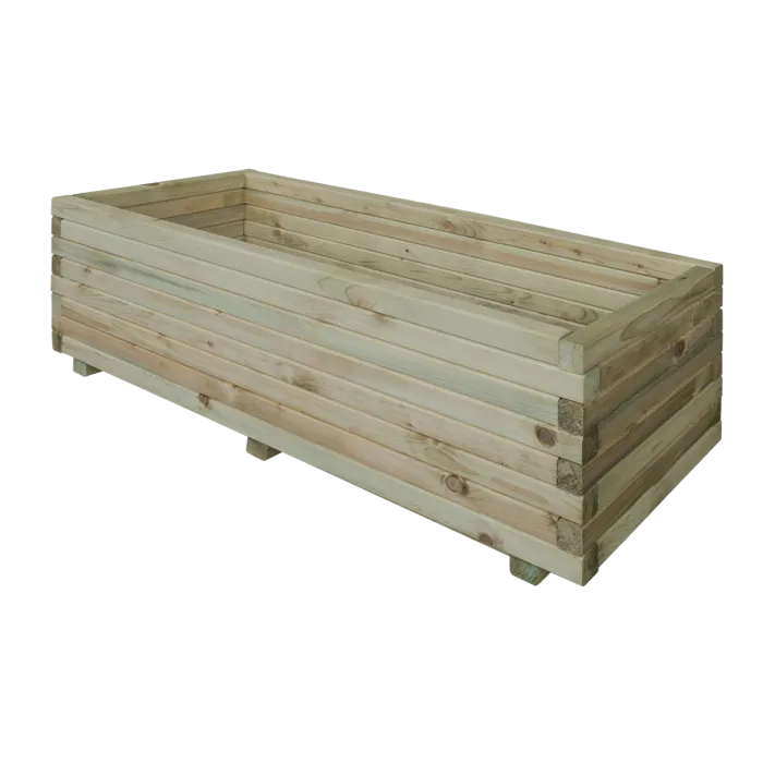 Wooden planters rectangular 80x40x35cm