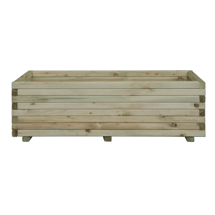 Wooden planter rectangular 92x42x31cm