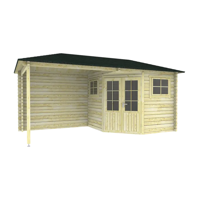 Garden shed Wembley hipped roof 500x250cm