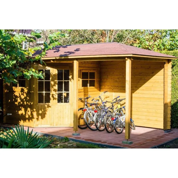 Garden shed Wembley hipped roof 500x250cm