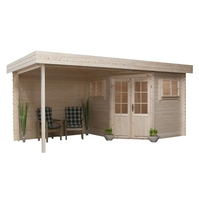 Garden shed Windsor flat roof 500x250cm