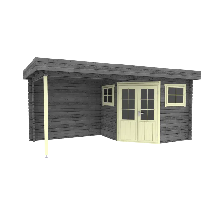 Garden shed Windsor flat roof 500x250cm