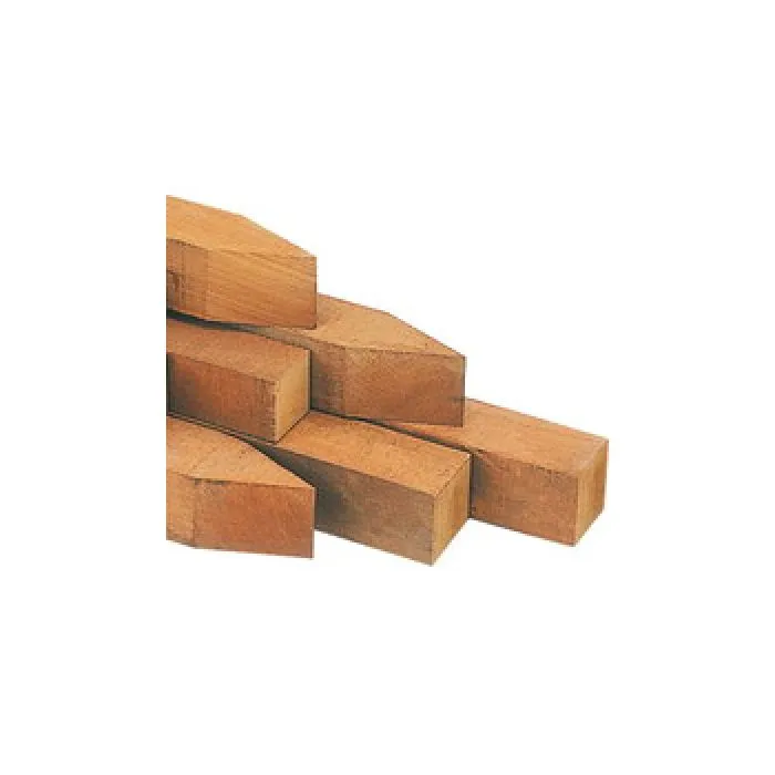 Hardwood posts 6,5x6,5x275cm