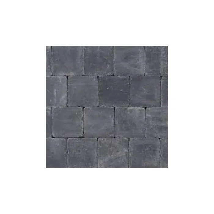 Cobblestones black tumbled 15x15x6cm (m2)