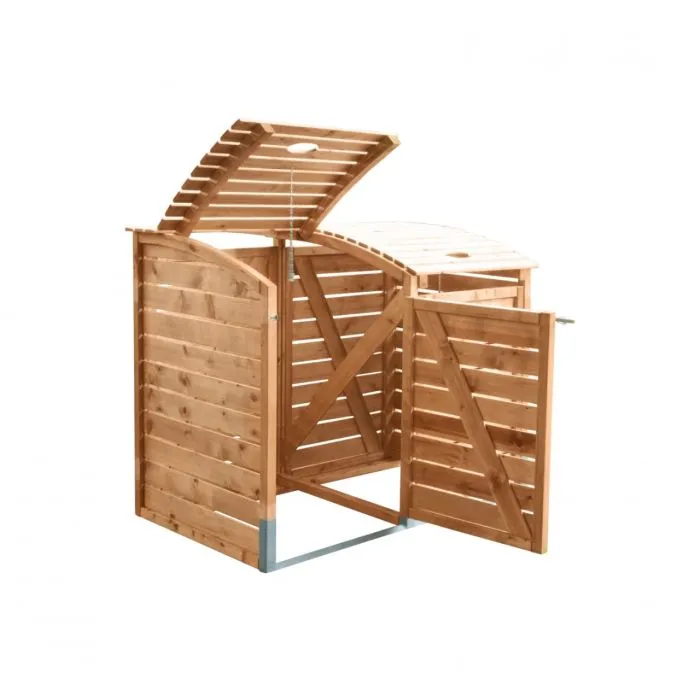 Bin cover wheelie, closed backend 155x122x90cm