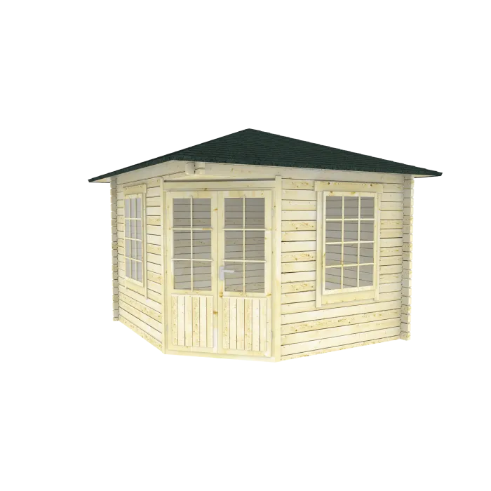 Garden shed Mansfield 5-sided 3x3m