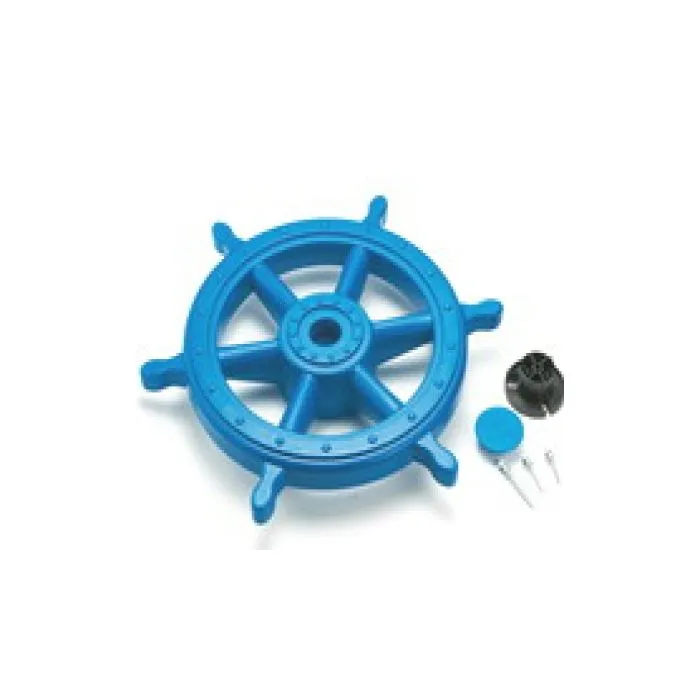 Integral plastic steering