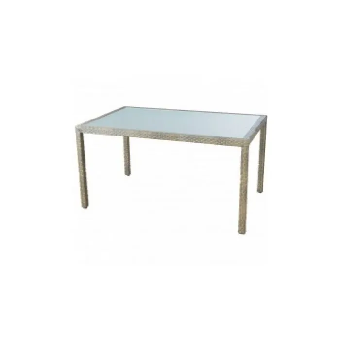 Garden table wicker Belcanto 165x100x77cm