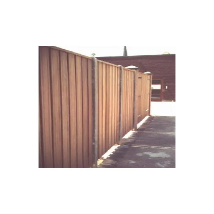 Wooden concrete Fencing hardwood I 200x190cm (14pl.).