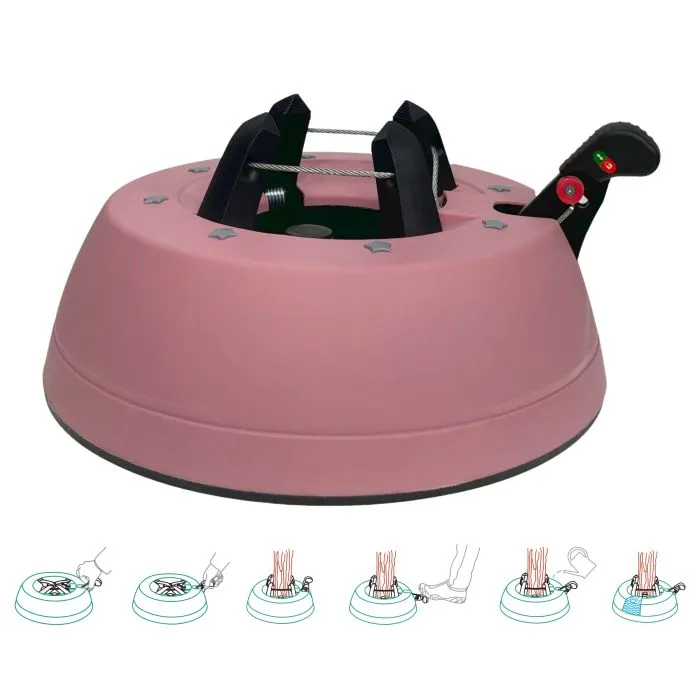 Christmas tree stand pink ø32cm