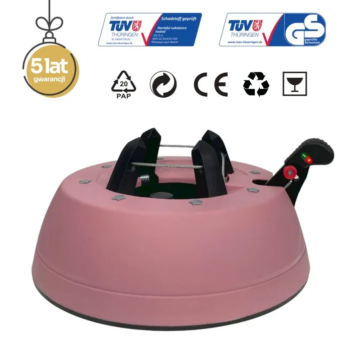Christmas tree stand pink ø32cm